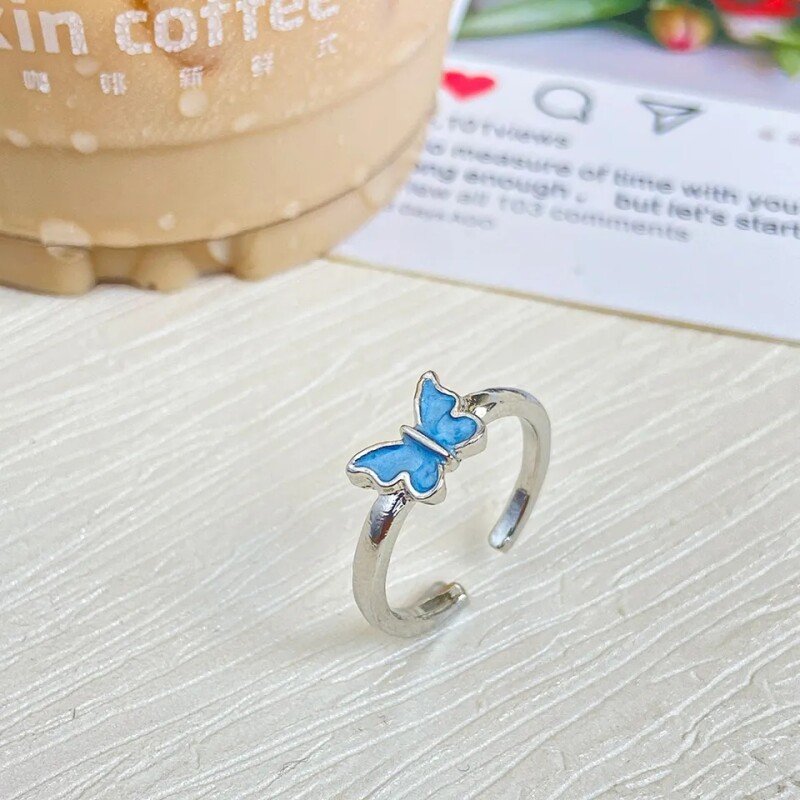 Trendy Korean Butterfly Ring