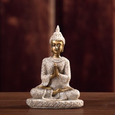 Miniature Sandstone Buddha