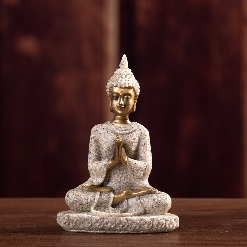Miniature Sandstone Buddha