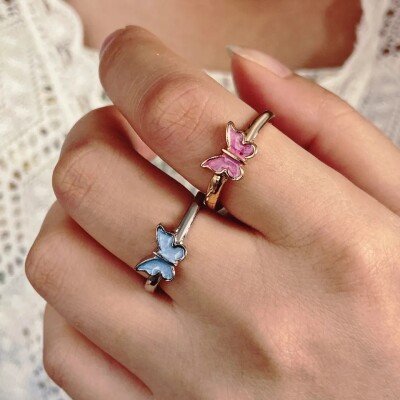 Trendy Korean Butterfly Ring