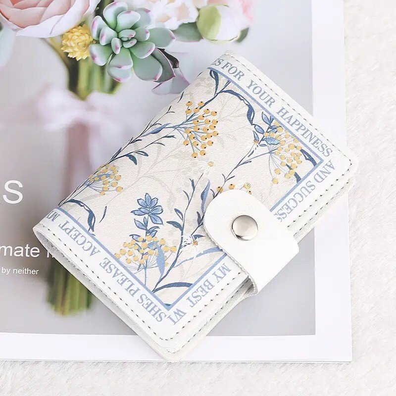 Pretty Floral Card Wallet