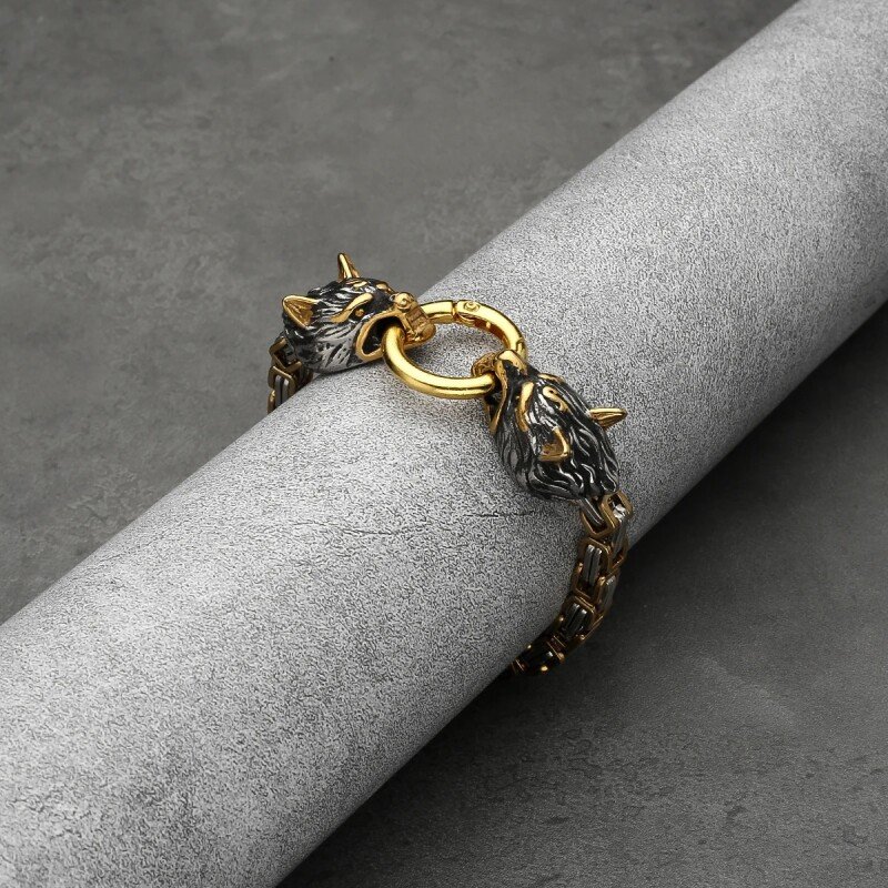 Viking Wolf Bracelet
