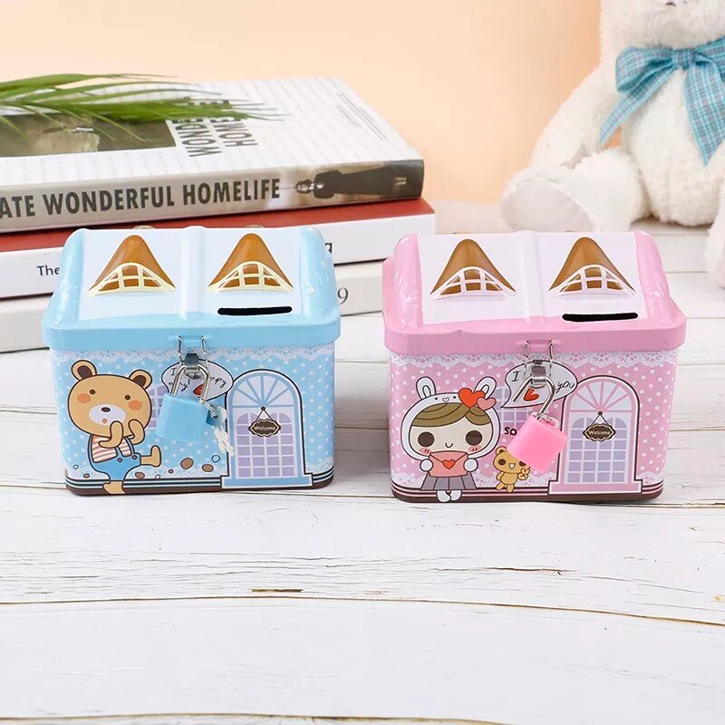 Kawaii Key-lock Money Box