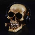 Headphone Skull Decor