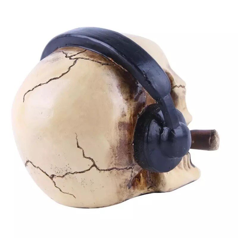 Headphone Skull Decor