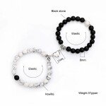 Couple Friendship  Heart Magnet Bracelet