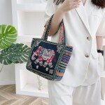 Embroidered Tote Bag