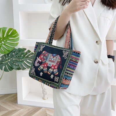 Embroidered Tote Bag