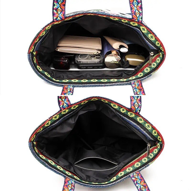 Embroidered Tote Bag