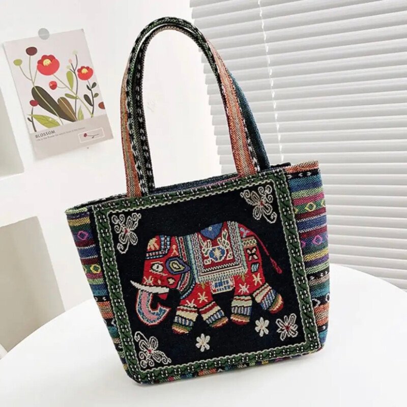 Embroidered Tote Bag