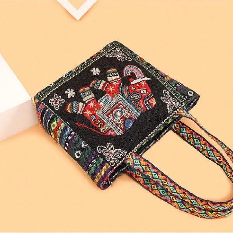 Embroidered Tote Bag