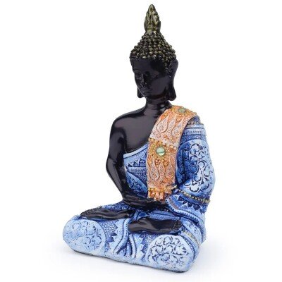 Blue Meditating Buddha