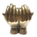 Double Palm Buddha Idol