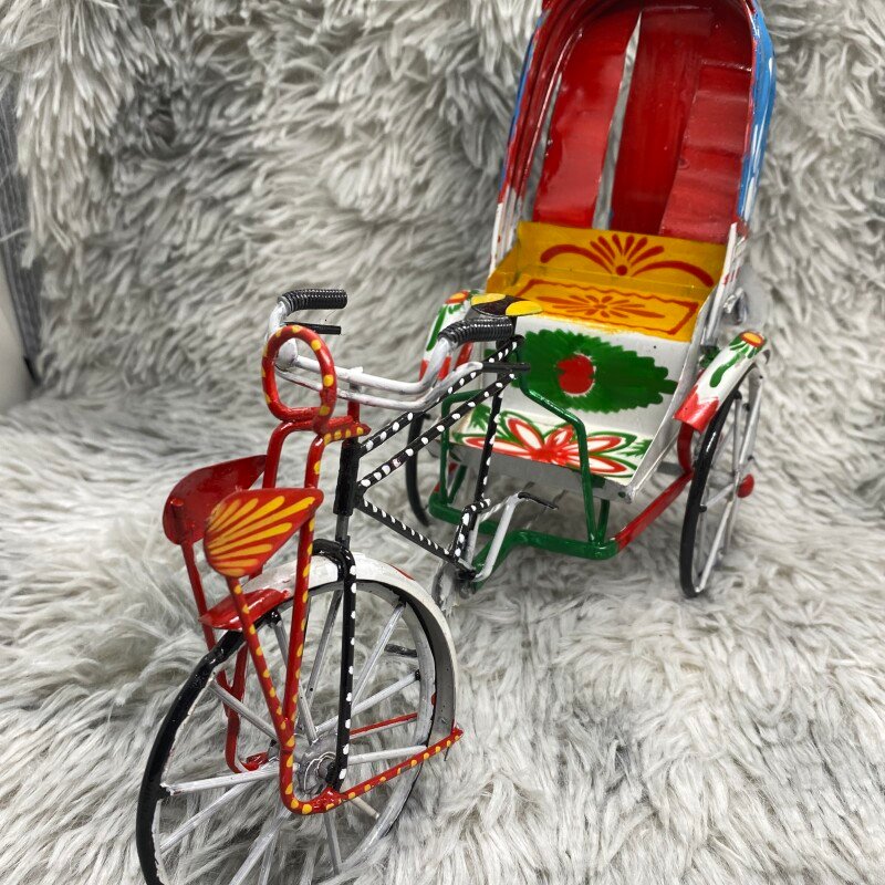 Small Art Rickshaw For Decoration
