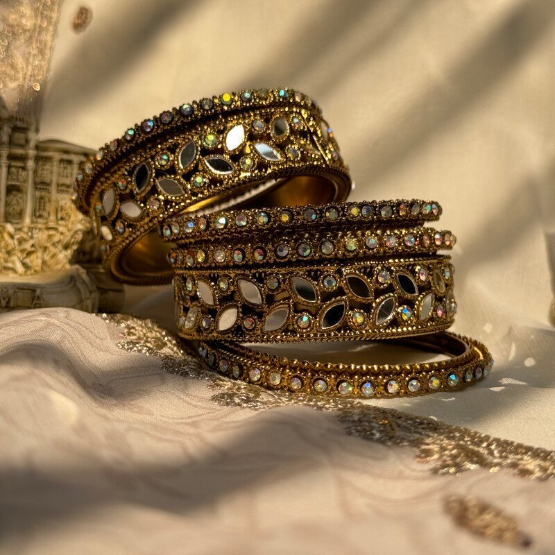 Indian Mirror Cutting Bangles