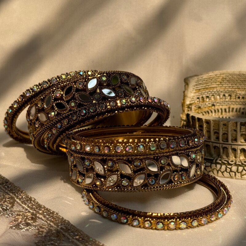 Indian Mirror Cutting Bangles