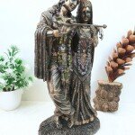 Radha Krishna Statue Together