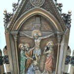 Jesus Christ nailed on the cross Church