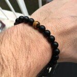 Tiger’s Eye and Black Onyx Couple Bracelet