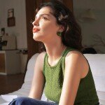 Square Green Earstuds