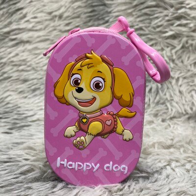 Happy Dog Coin Box With Chain & Holder