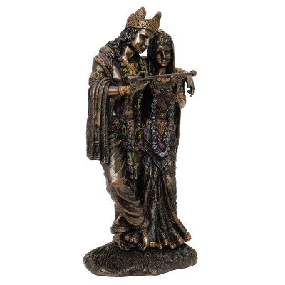 Radha Krishna Statue Together