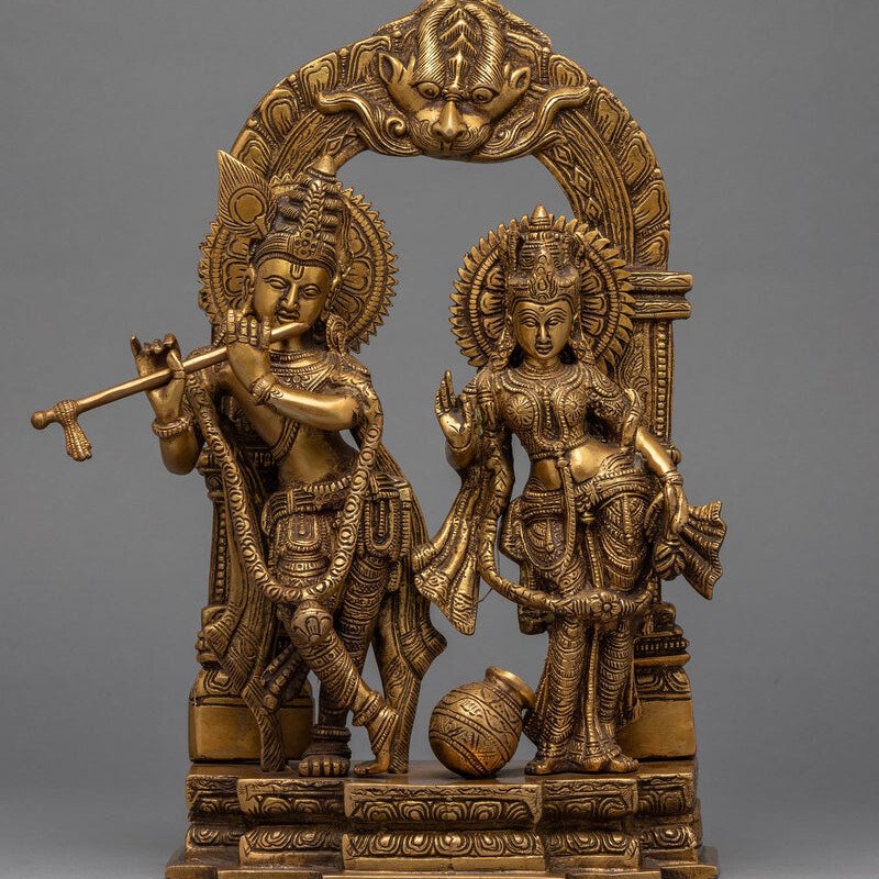 Traditional Radha And Krishna