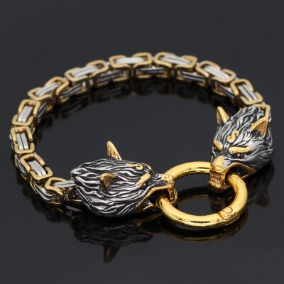 Viking Wolf Bracelet