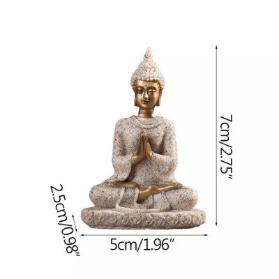 Miniature Sandstone Buddha
