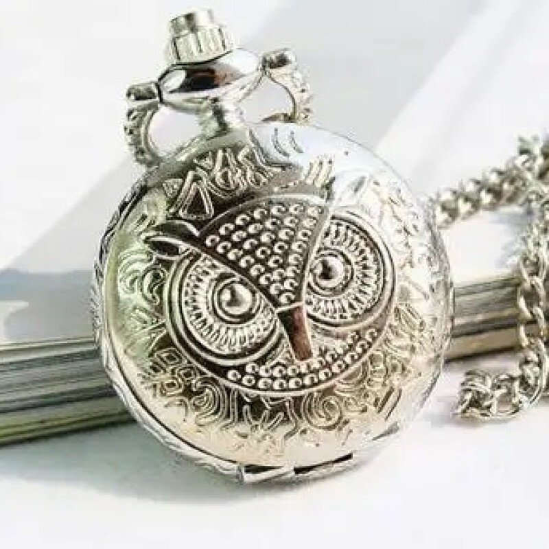 Retro Pocket Watch With Chain