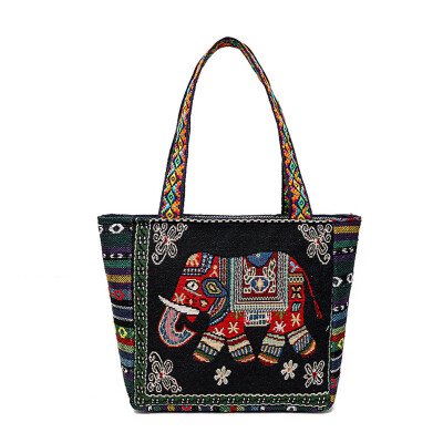 Embroidered Tote Bag
