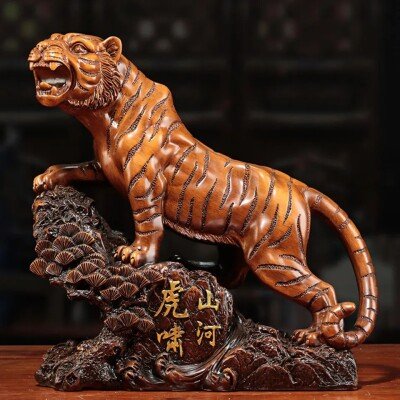 Tiger Roaring Figure