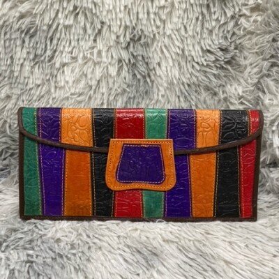 Colourful Leather Bag
