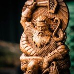 Norse Mythology God Sculptures