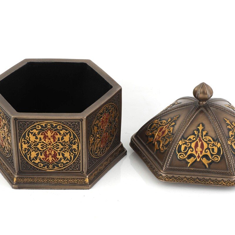 Veronese Vintage Hexagonal Jewellery Box