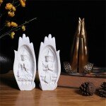 Praying Hands Buddha Sculpture