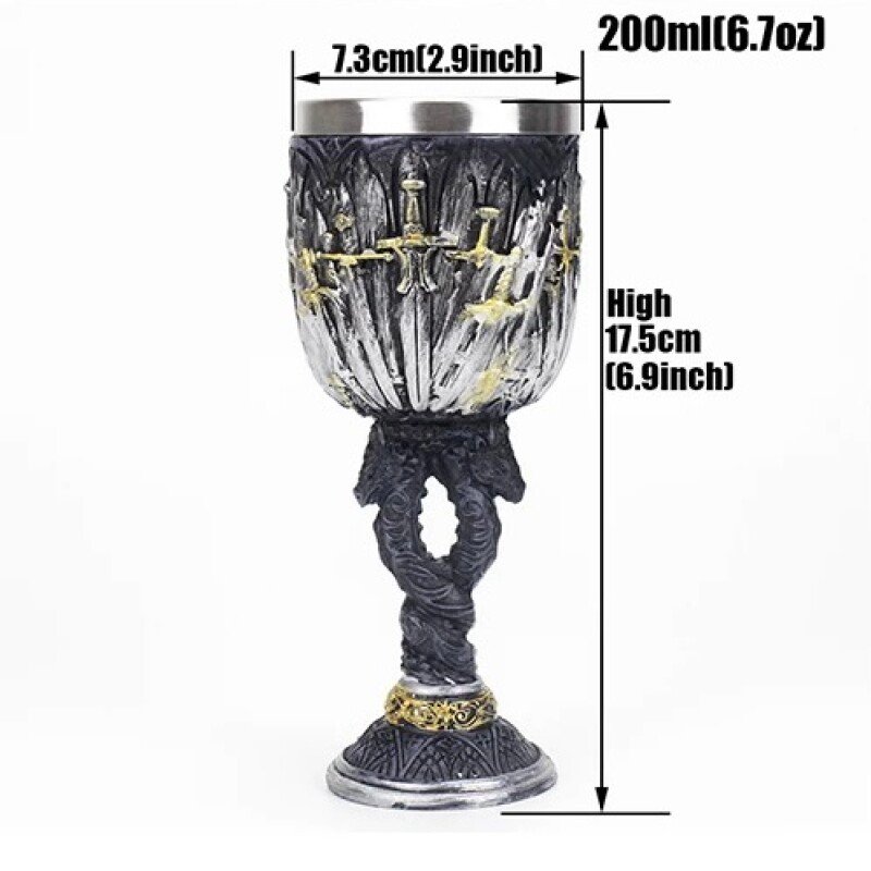 Dragon Iron Goblet Cup