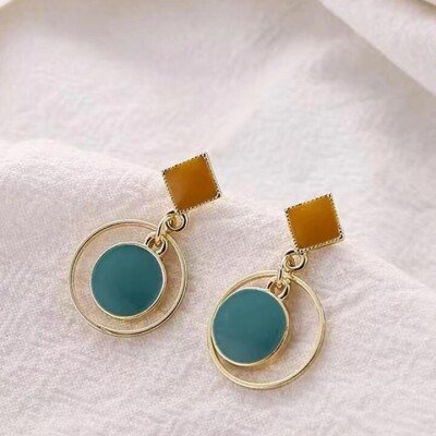 Geometric Dangle Earrings