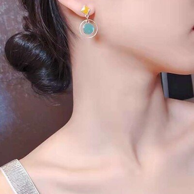 Geometric Dangle Earrings