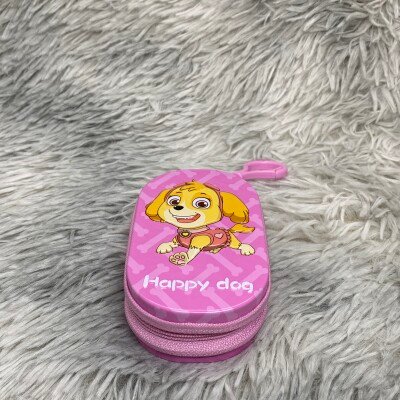 Happy Dog Coin Box With Chain & Holder