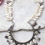 Silver Cowrie Handmade Necklace