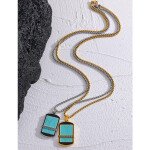 Turquoise Pendent Necklace