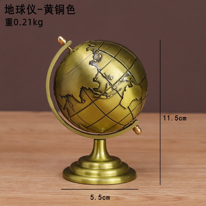 Alloy Globe World Map