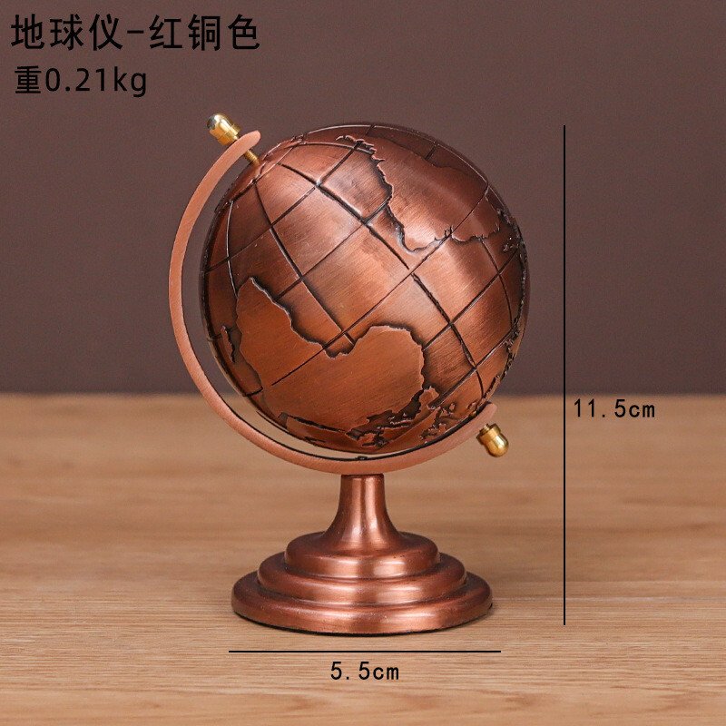 Alloy Globe World Map